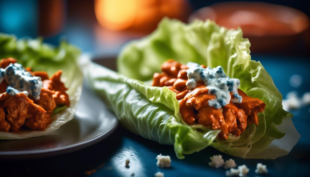 spicy buffalo chicken wraps