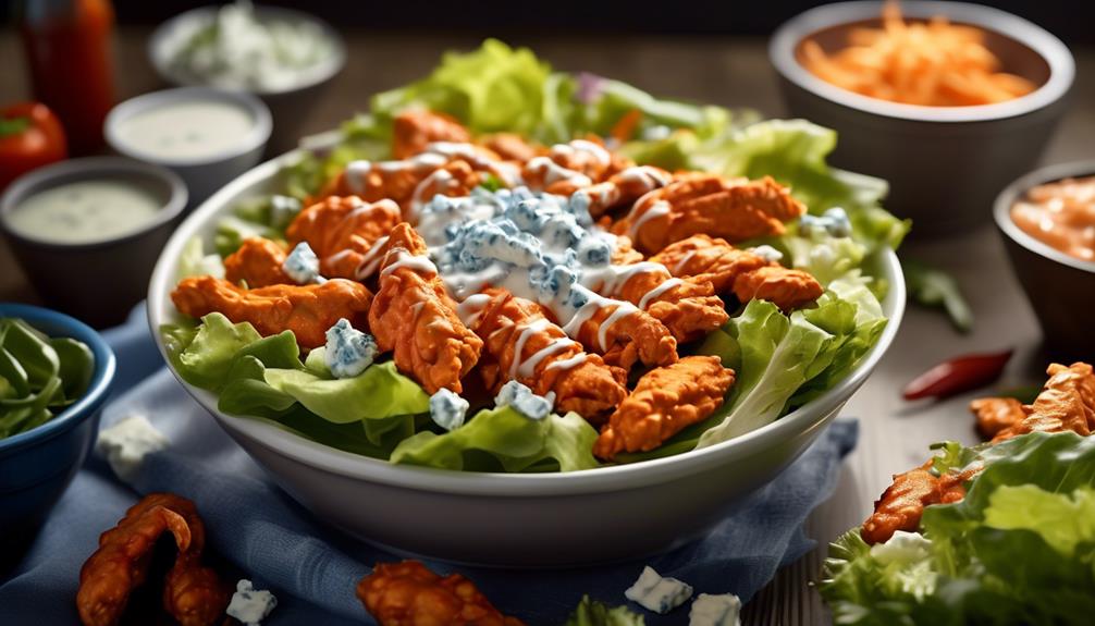 spicy chicken salad with tangy flavor