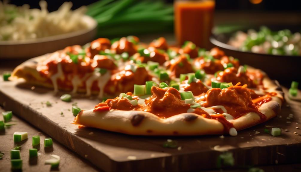 spicy chicken with buffalo sauce