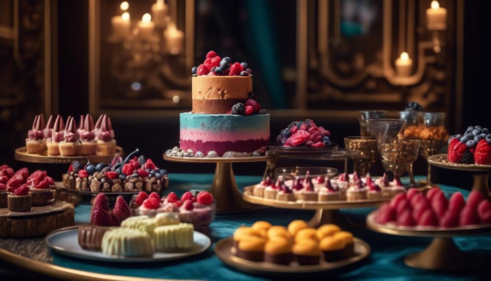 stunning dessert table impresses