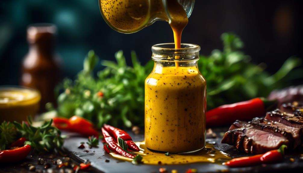 tangy and zesty mustard vinaigrette