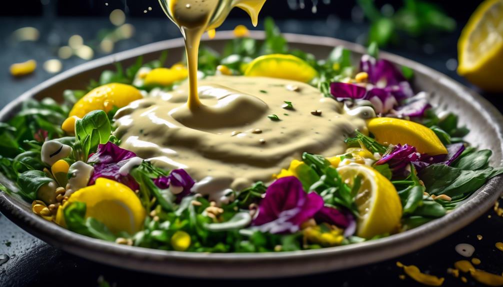 tangy dressing with sesame