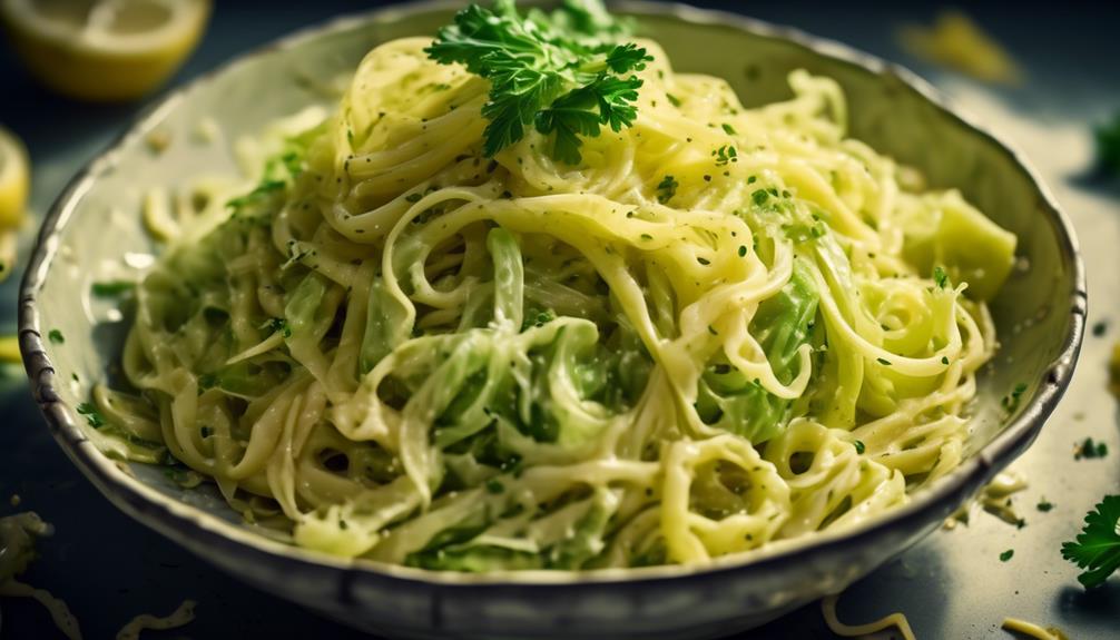 tangy lemon butter pasta