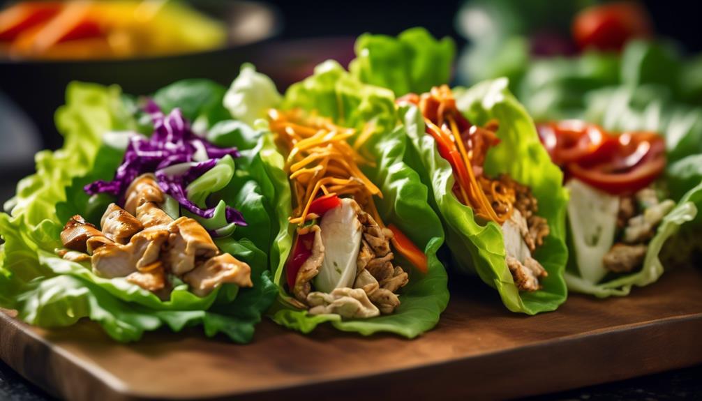 tasty and healthy lettuce wraps