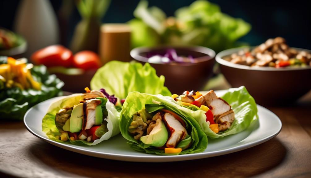 tasty and refreshing vegetable wraps