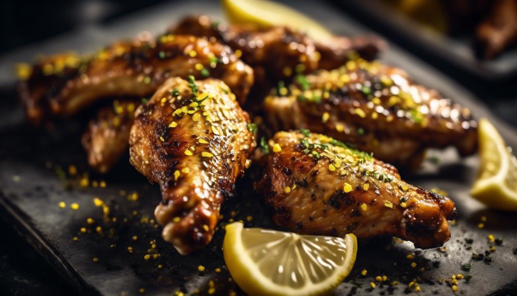 tasty grilled lemon pepper