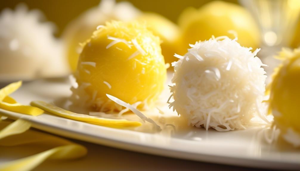 tasty homemade lemon coconut