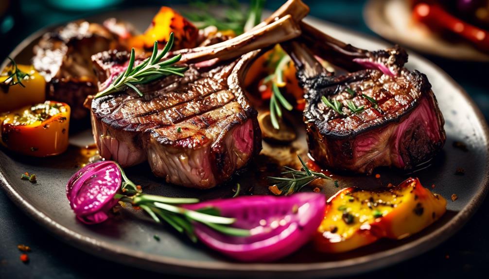 tender lamb with rosemary