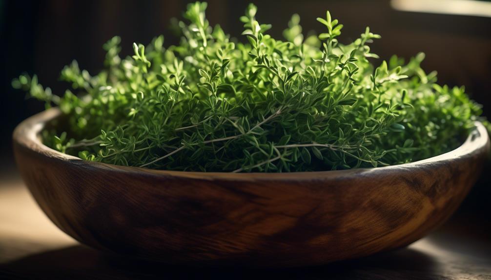 thyme s antioxidant and antimicrobial properties