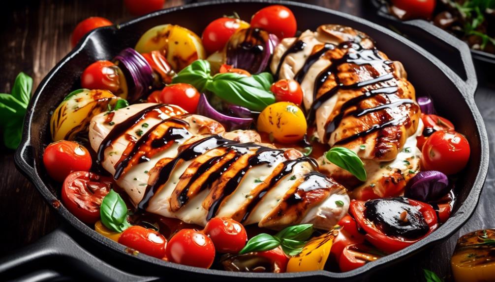 tomato mozzarella and chicken