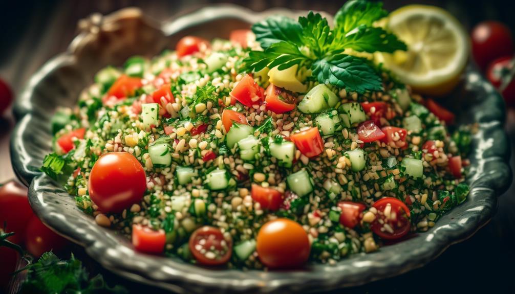 traditional lebanese parsley salad