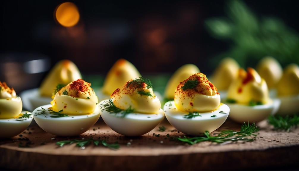 traditional low carb deviled eggs