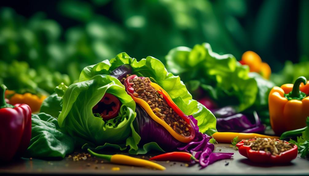 transitioning from traditional taco shells to lettuce wraps