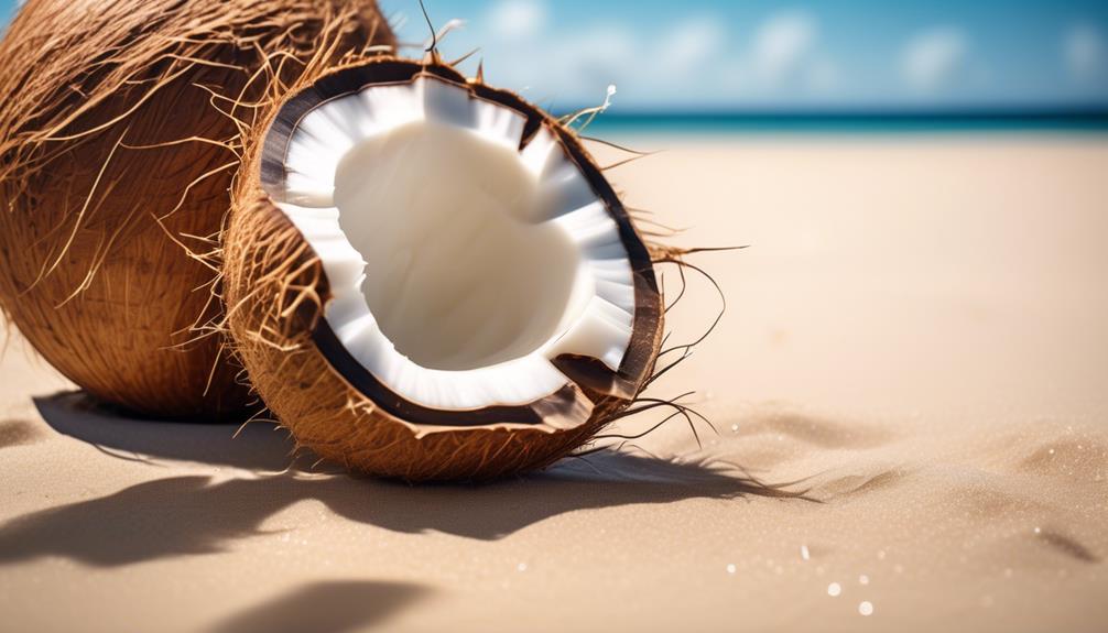 tropical fruit with hard shell