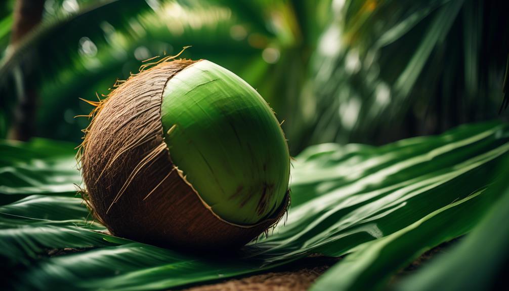 tropical fruit with hard shell