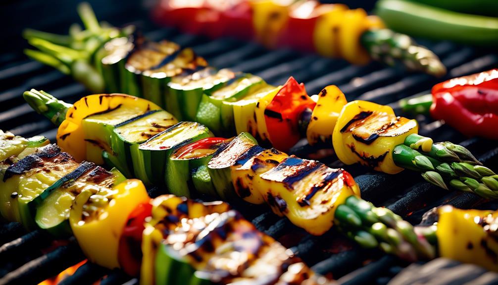 tropical twist on grilled veggies