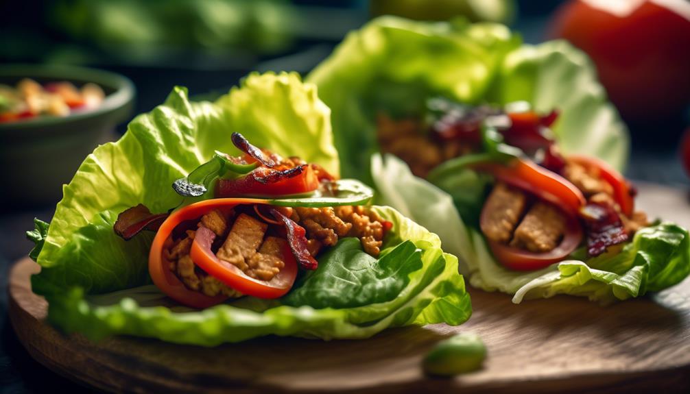 vegan bacon alternative wraps