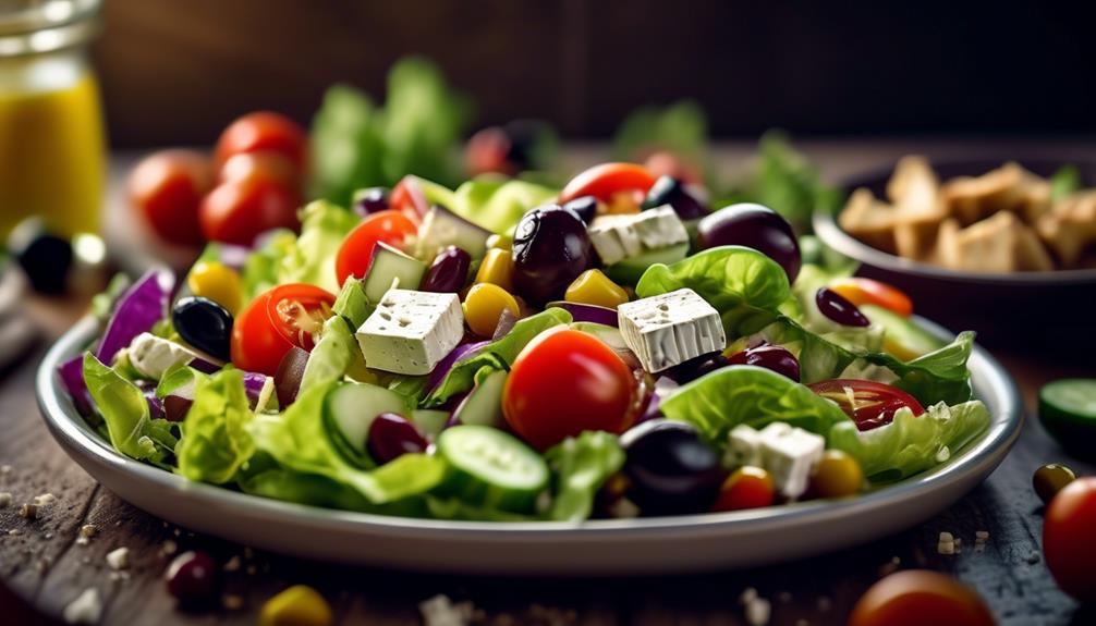 vegan greek salad option