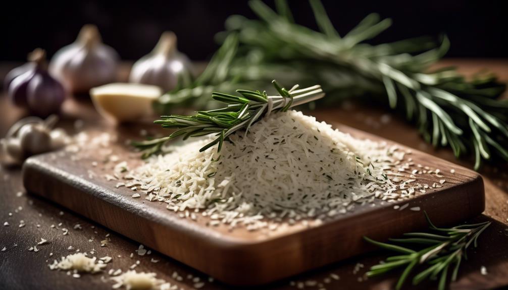 vegan parmesan with herbs