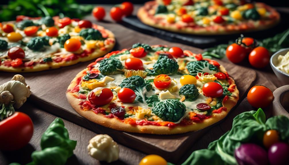 vegetarian keto pizza options