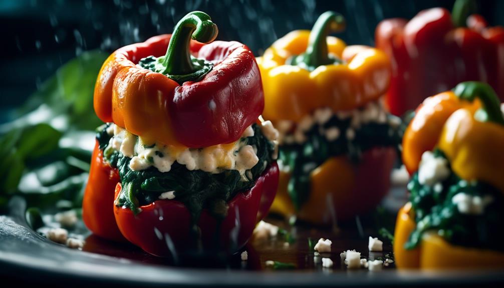 vegetarian stuffed bell peppers