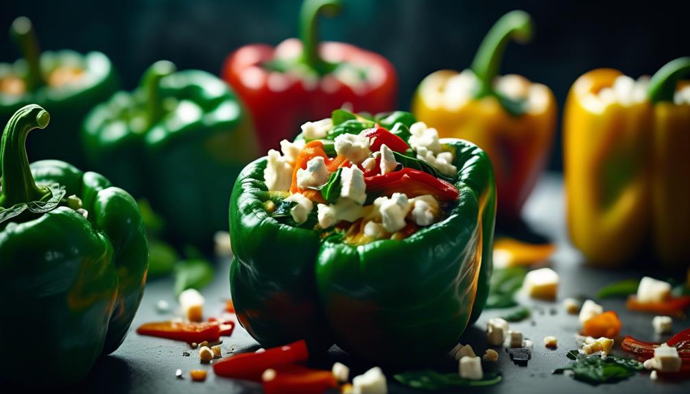 vegetarian stuffed bell peppers