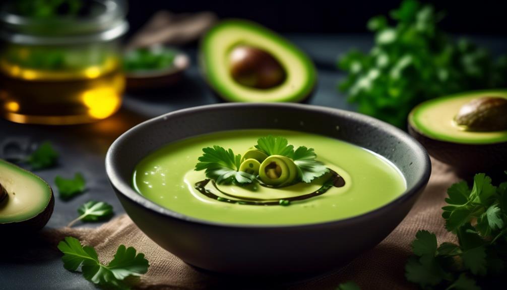 velvety avocado soup recipe