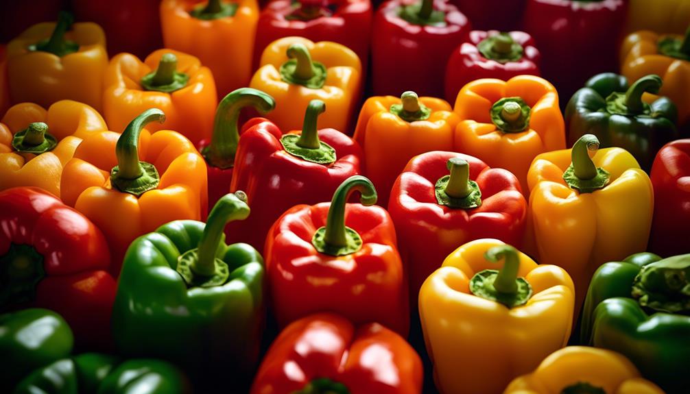 vibrant colorful bell peppers