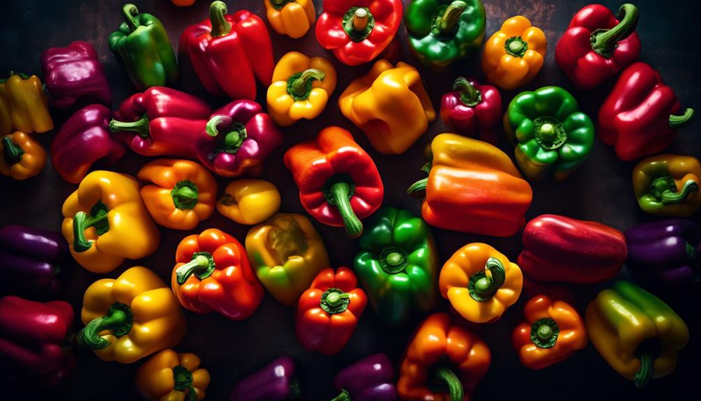 vibrant colorful bell peppers