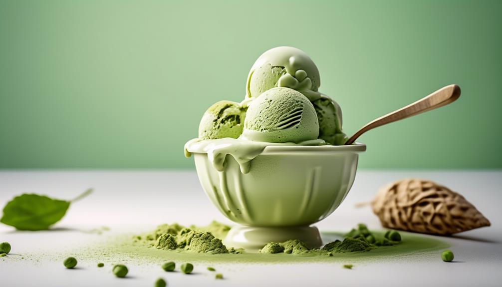 vibrant creamy matcha delight