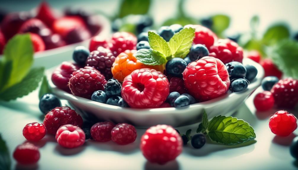 vibrant fruit arrangements