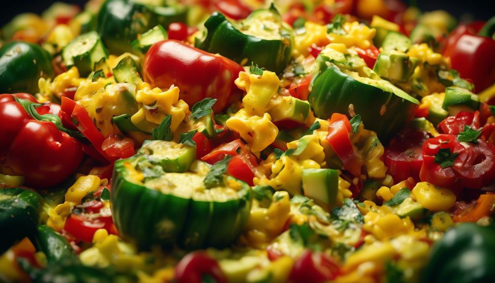 vibrant vegetable scramble recipe