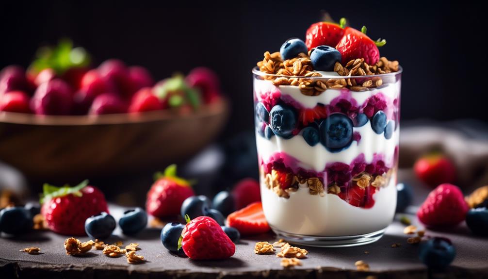 yummy fruity greek yogurt