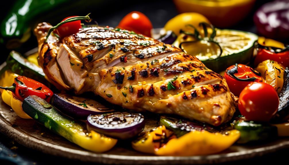 zesty chicken with mediterranean flavors