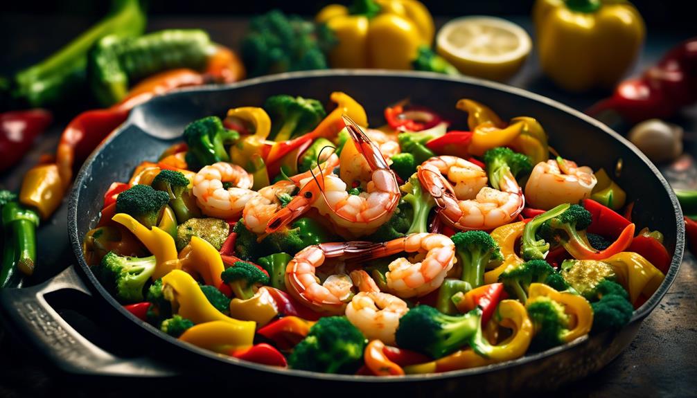 zesty seafood stir fry recipe