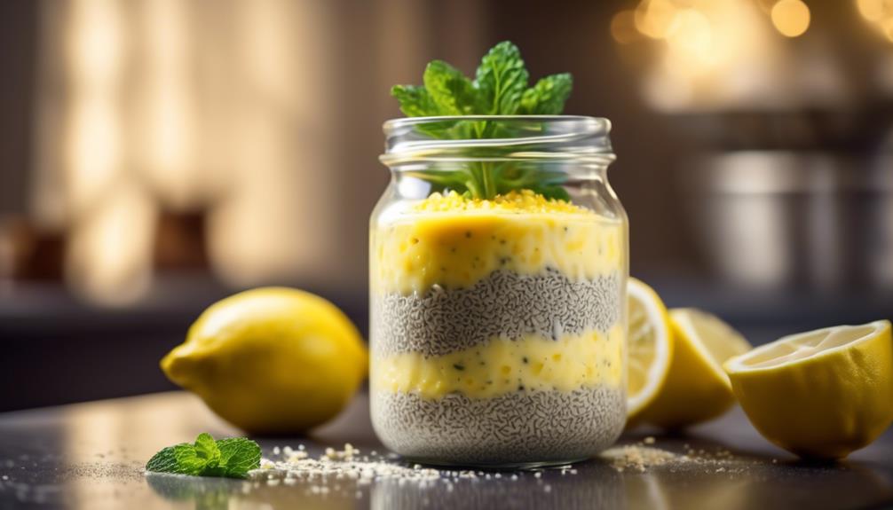 zesty tropical chia seed pudding