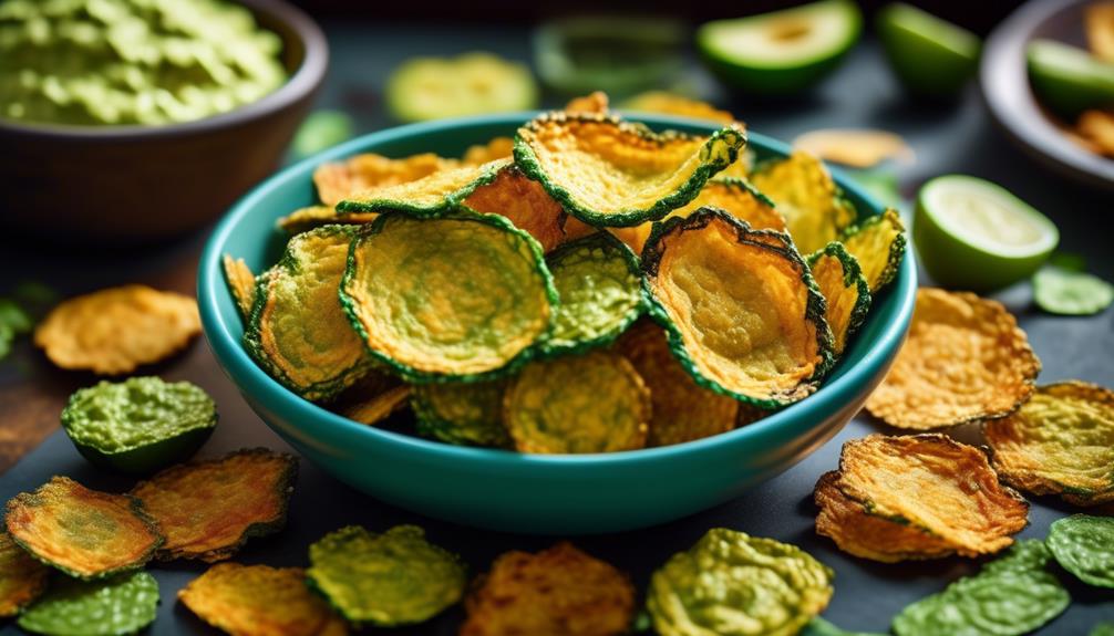 zesty zucchini chips recipe