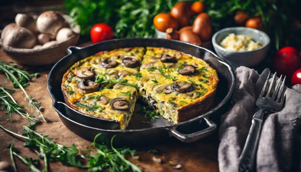 delicious frittata with tarragon