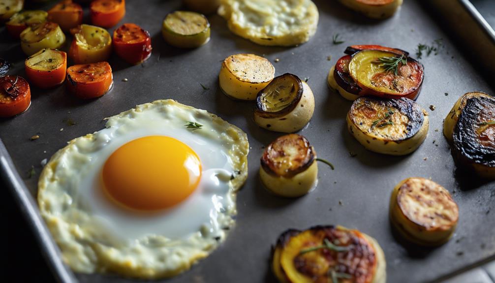 efficient breakfast sandwich prep