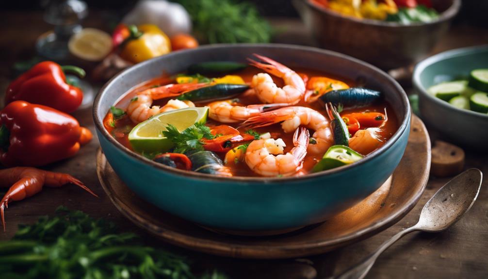 seafood stew with variety