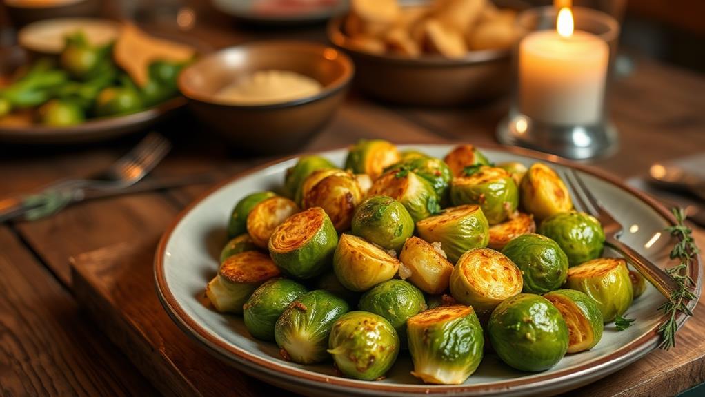 cheesy brussels sprouts delight