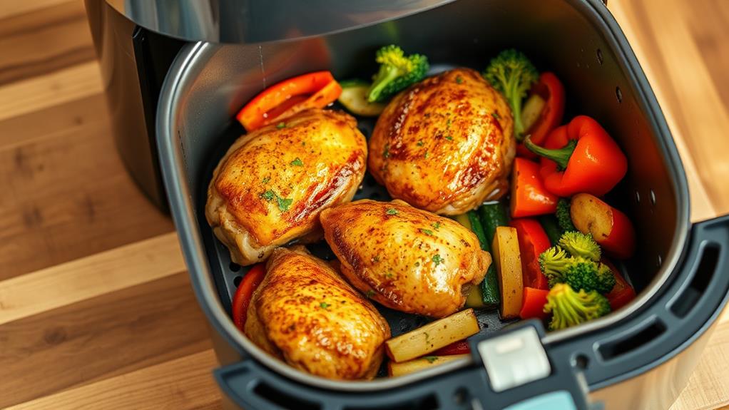 crispy air fryer meal