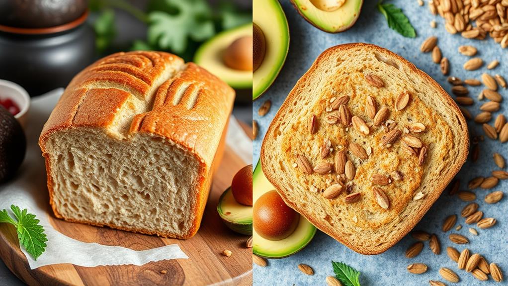 keto versus traditional bread