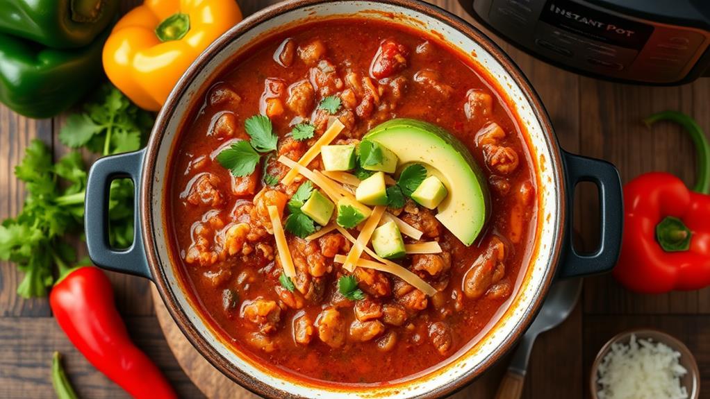 low carb pressure cooker chili