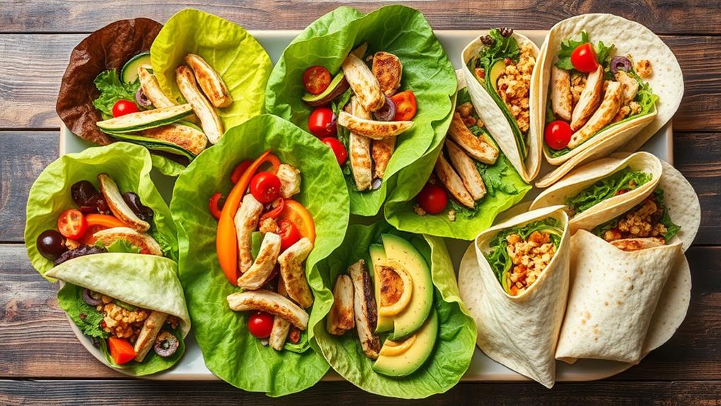 nutritious specialty wraps available