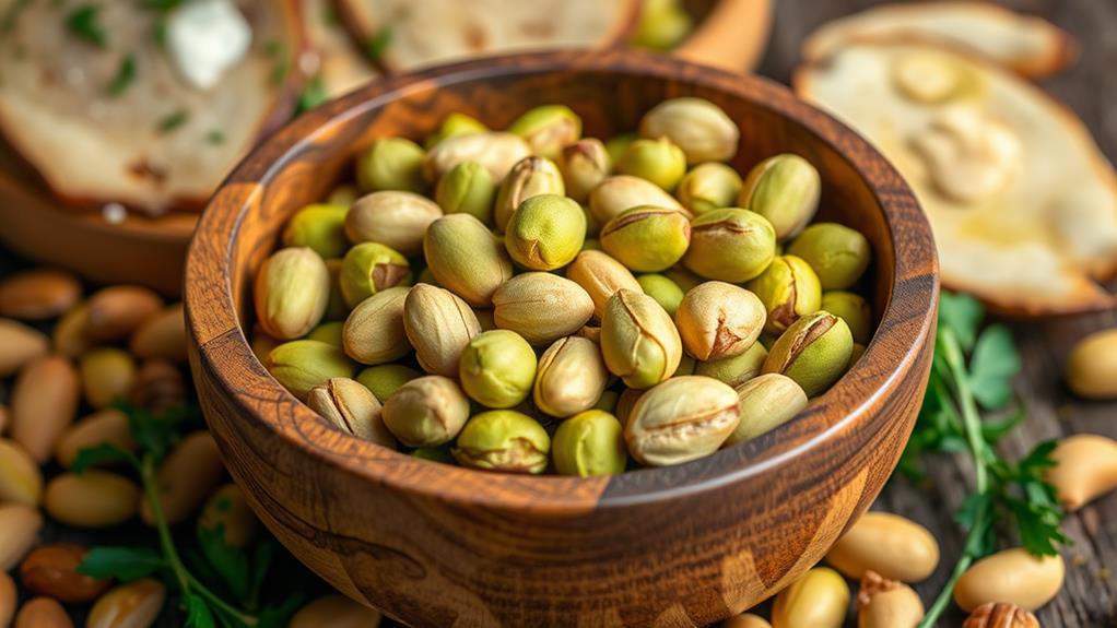 pistachios low carb healthy snack