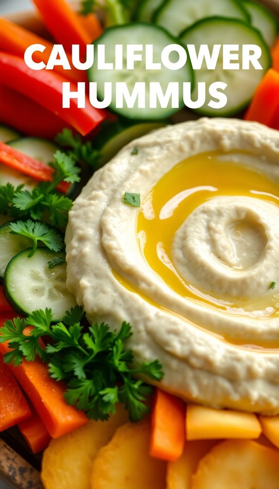 cauliflower based hummus recipe